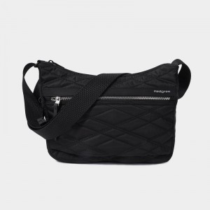 Hedgren Harpers Crossbody Veske Dame Svarte | PXB2020QL