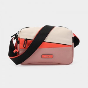 Hedgren Neutron Small Crossbody Veske Dame Rosa Oransje | TYD6616YO