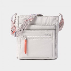 Hedgren Orva Crossbody Veske Dame Hvite Grå | EGN4699IE