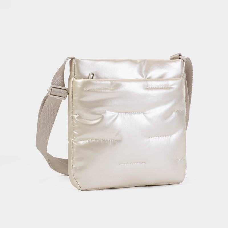 Hedgren Cushy Crossbody Veske Dame Beige | IVY8450JJ