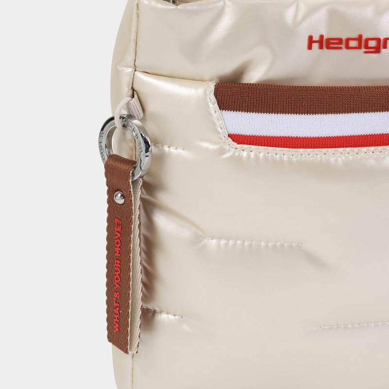 Hedgren Cushy Crossbody Veske Dame Beige | IVY8450JJ