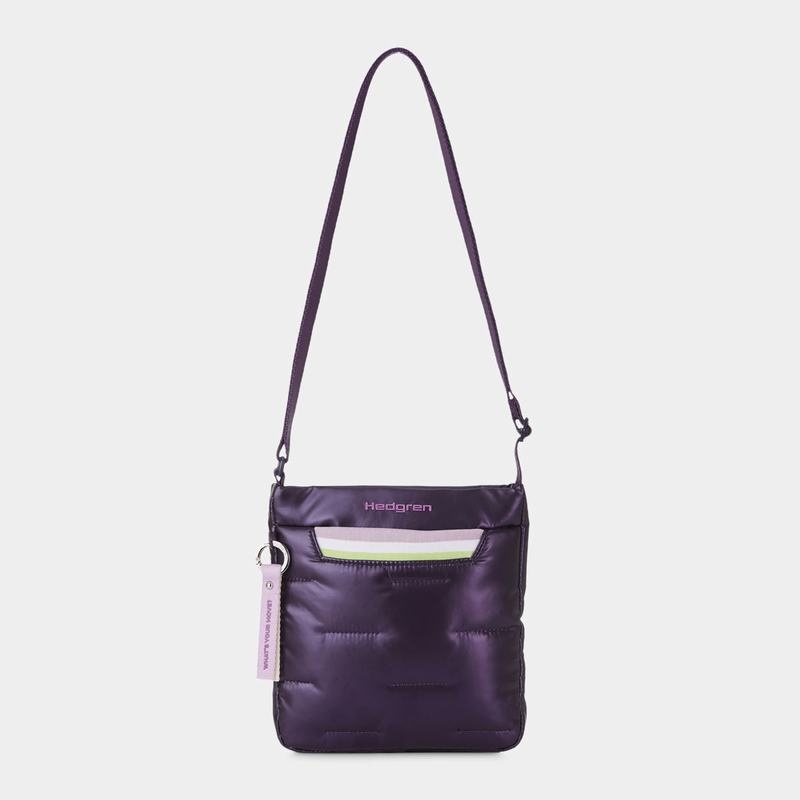 Hedgren Cushy Crossbody Veske Dame Lilla Dyp Blå | AKK1619AR