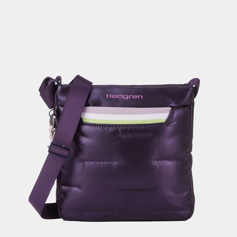 Hedgren Cushy Crossbody Veske Dame Lilla Dyp Blå | AKK1619AR