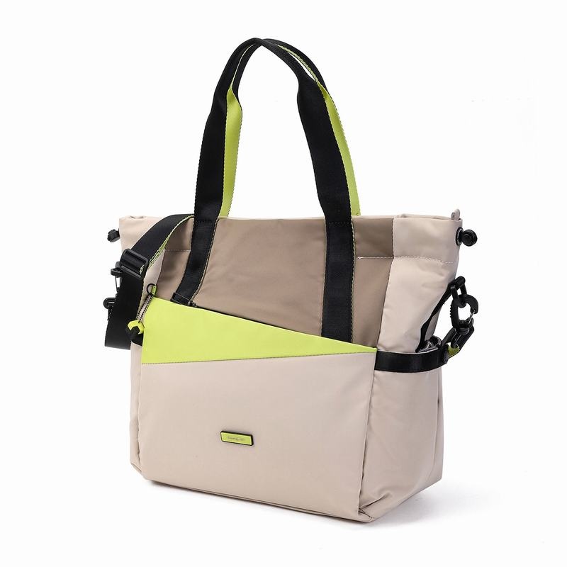 Hedgren Galactic Tote Veske Dame Beige | ZZW8749OK