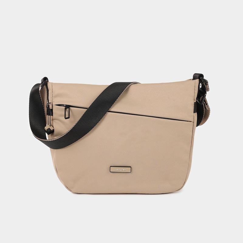 Hedgren Gravity Crossbody Veske Dame Grå Beige | ZMK2792KC