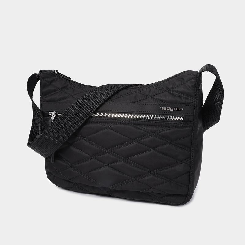 Hedgren Harpers Crossbody Veske Dame Svarte | PXB2020QL