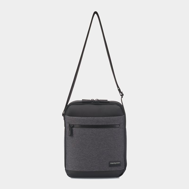 Hedgren Inc Vertical Crossbody Veske Dame Grå Svarte | DRI7649SB