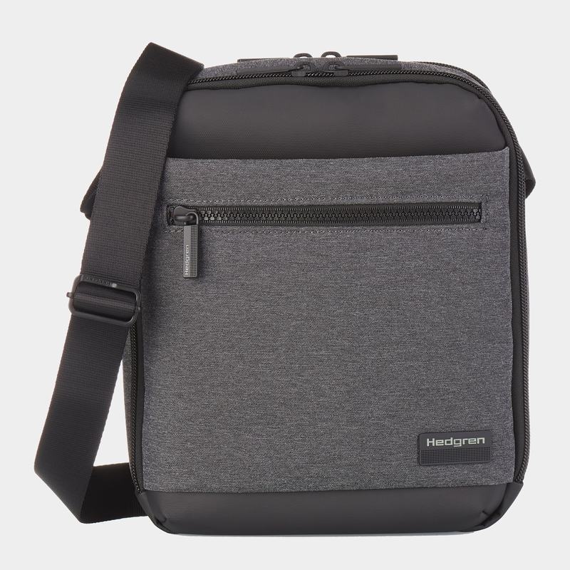 Hedgren Inc Vertical Crossbody Veske Dame Grå Svarte | DRI7649SB