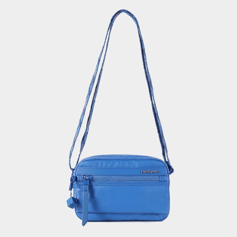 Hedgren Maia Mini Rfid Crossbody Veske Dame Blå | OID845BZ