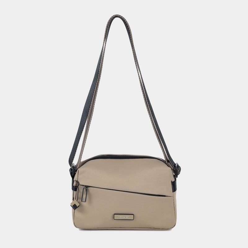 Hedgren Neutron Small Crossbody Veske Dame Grå Beige | WTV1216QR