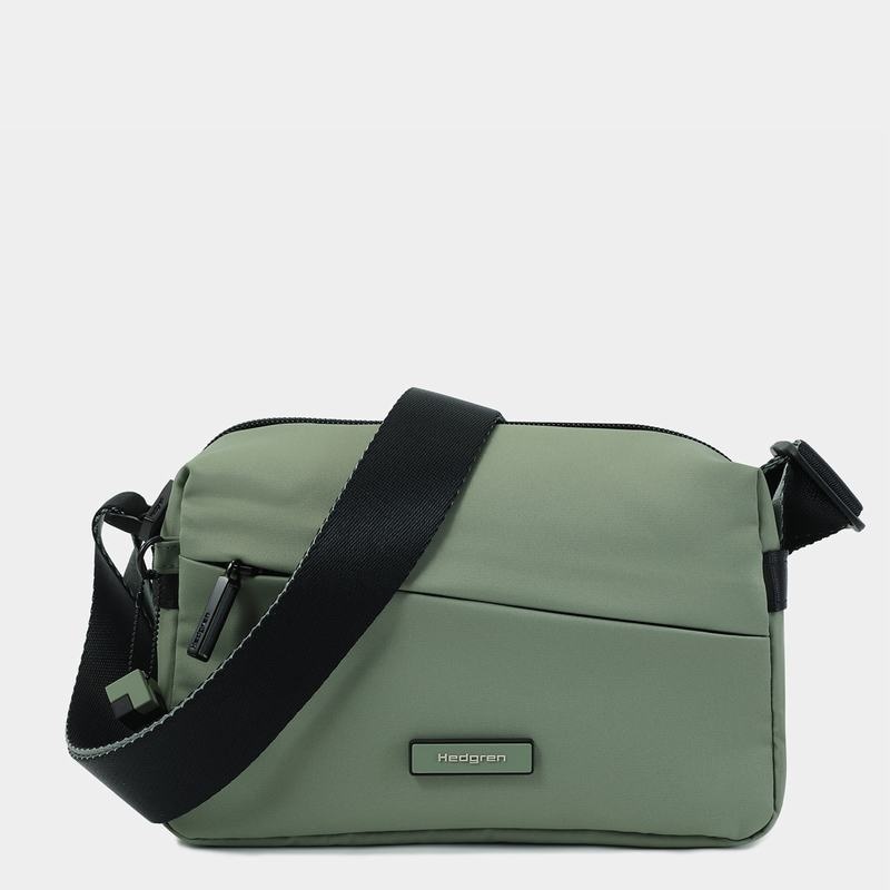 Hedgren Neutron Small Crossbody Veske Dame Grønn | FUM8386DL