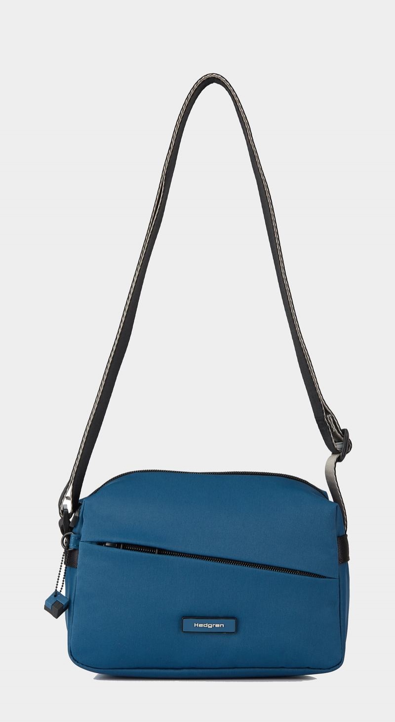 Hedgren Neutron Small Crossbody Veske Dame Blå | SHX6061QY