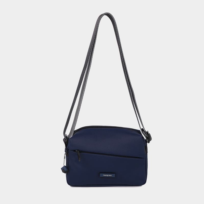 Hedgren Neutron Small Crossbody Veske Dame Marineblå | NID119VH