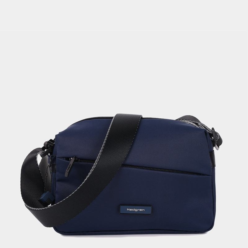 Hedgren Neutron Small Crossbody Veske Dame Marineblå | NID119VH