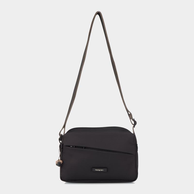 Hedgren Neutron Small Crossbody Veske Dame Svarte | HCZ1383GK