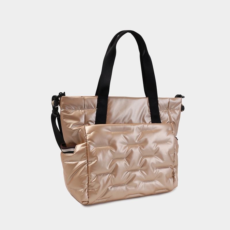 Hedgren Puffer Tote Veske Dame Beige | TAG5534MZ